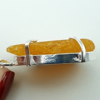 Kwarc solarny zawieszka 30x20 mm nr 111