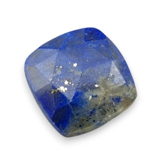 Lapis lazuli kaboszon fasetowany 18x17 mm nr 14