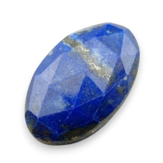 Lapis lazuli kaboszon fasetowany 25x16 mm nr 10