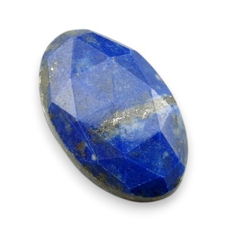 Lapis lazuli kaboszon fasetowany 25x16 mm nr 10