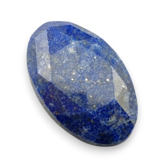 Lapis lazuli kaboszon fasetowany 25x16 mm nr 11