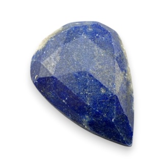 Lapis lazuli kaboszon fasetowany 25x18 mm nr 17