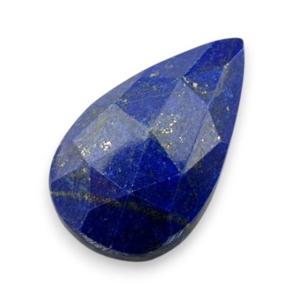 Lapis lazuli kaboszon fasetowany 26x15 mm nr 12