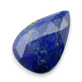 Lapis lazuli kaboszon fasetowany 26x17 mm nr 20
