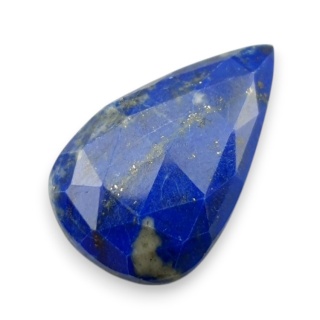 Lapis lazuli kaboszon fasetowany 27x16 mm nr 13