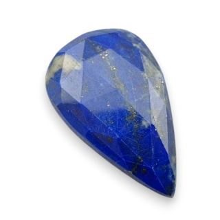 Lapis lazuli kaboszon fasetowany 27x16 mm nr 13