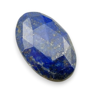 Lapis lazuli kaboszon fasetowany 27x17 mm nr 8