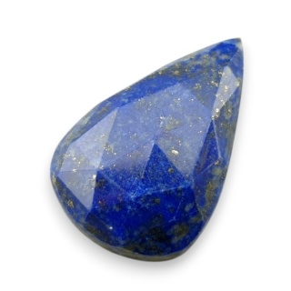 Lapis lazuli kaboszon fasetowany 27x18 mm nr 18