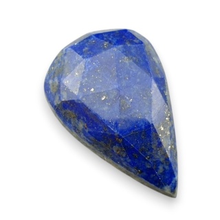 Lapis lazuli kaboszon fasetowany 27x18 mm nr 18