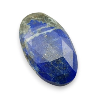 Lapis lazuli kaboszon fasetowany 28x16 mm nr 19