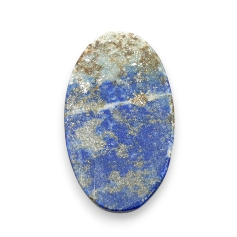 Lapis lazuli kaboszon fasetowany 28x16 mm nr 19 Lapis lazuli kaboszon fasetowany 28x16 mm nr 19