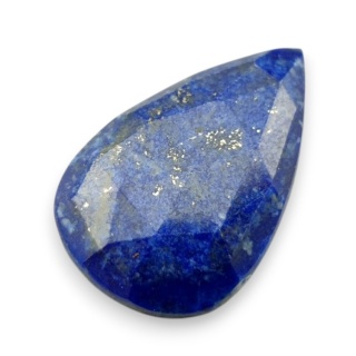Lapis lazuli kaboszon fasetowany 28x18 mm nr 15