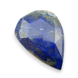 Lapis lazuli kaboszon fasetowany 28x20 mm nr 16