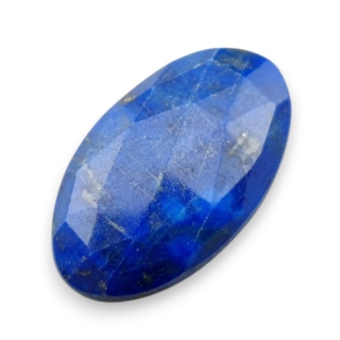 Lapis lazuli kaboszon fasetowany 29x17 mm nr 6 Lapis lazuli kaboszon fasetowany 29x17 mm nr 6