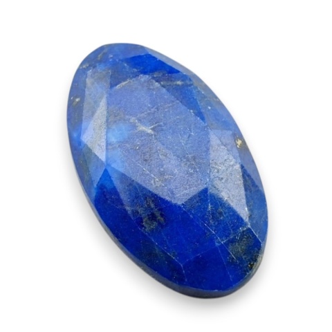 Lapis lazuli kaboszon fasetowany 29x17 mm nr 6 Lapis lazuli kaboszon fasetowany 29x17 mm nr 6