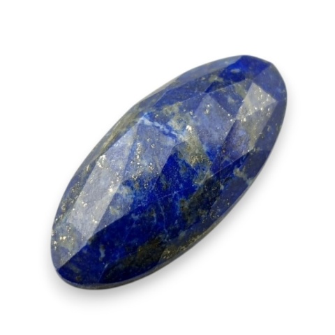 Lapis lazuli kaboszon fasetowany 31x14 mm nr 7 Lapis lazuli kaboszon fasetowany 31x14 mm nr 7