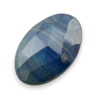 Leland blue kaboszon fasetowany 25x16 mm nr 35