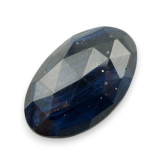 Leland blue kaboszon fasetowany 26x16 mm nr 7