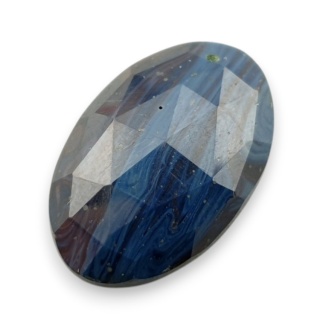 Leland blue kaboszon fasetowany 27x18 mm nr 23