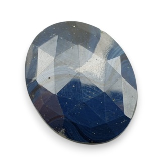 Leland blue kaboszon fasetowany 27x22 mm nr 19