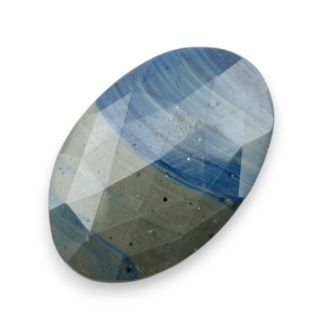 Leland blue kaboszon fasetowany 28x18 mm nr 16