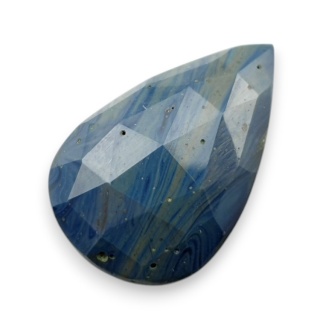 Leland blue kaboszon fasetowany 28x18 mm nr 24