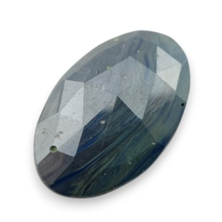 Leland blue kaboszon fasetowany 28x18 mm nr 33