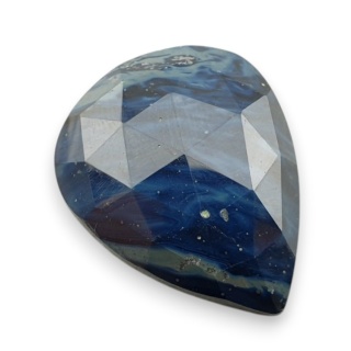 Leland blue kaboszon fasetowany 28x23 mm nr 30
