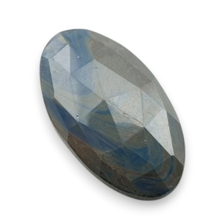Leland blue kaboszon fasetowany 29x17 mm nr 13
