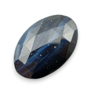 Leland blue kaboszon fasetowany 29x20 mm nr 9
