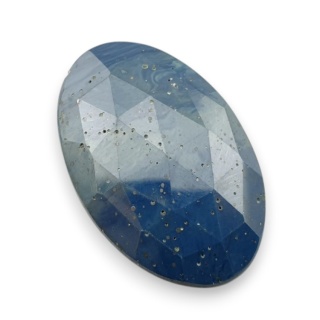 Leland blue kaboszon fasetowany 30x20 mm nr 37