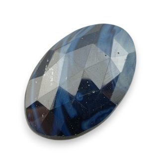 Leland blue kaboszon fasetowany 31x20 mm nr 32
