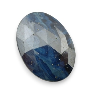 Leland blue kaboszon fasetowany 31x22 mm nr 15