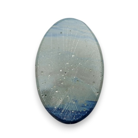 Leland blue kaboszon fasetowany 33x21 mm nr 21 Leland blue kaboszon fasetowany 33x21 mm nr 21