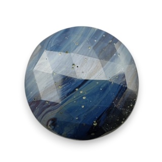 Leland blue kaboszon fasetowany fi 25 mm nr 4