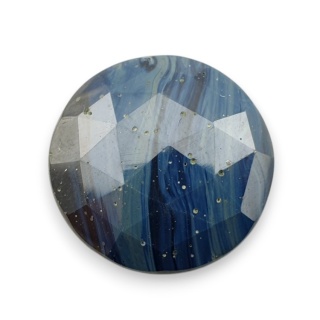 Leland blue kaboszon fasetowany fi 25 mm nr 4