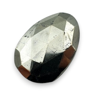Piryt kaboszon fasetowany 23x15 mm nr 25