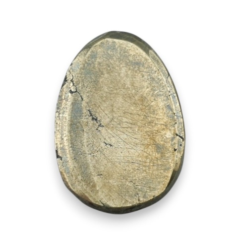 Piryt kaboszon fasetowany 23x15 mm nr 25 Piryt kaboszon fasetowany 23x15 mm nr 25