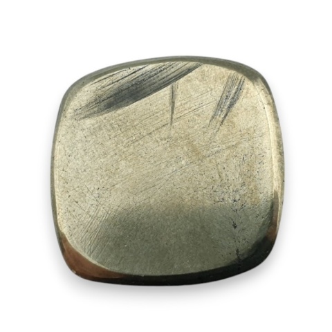Piryt kaboszon fasetowany 23x22 mm nr 1 Piryt kaboszon fasetowany 23x22 mm nr 1