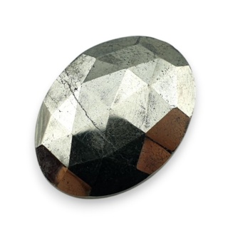 Piryt kaboszon fasetowany 24x18 mm nr 33