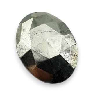 Piryt kaboszon fasetowany 24x18 mm nr 33