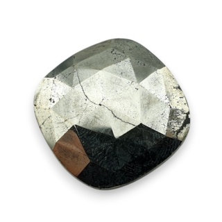 Piryt kaboszon fasetowany 24x24 mm nr 21