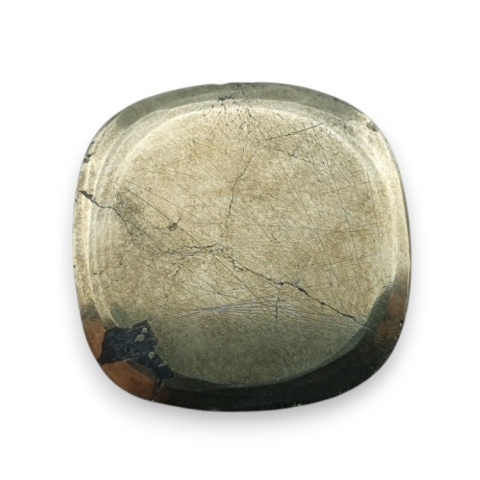 Piryt kaboszon fasetowany 24x24 mm nr 21 Piryt kaboszon fasetowany 24x24 mm nr 21
