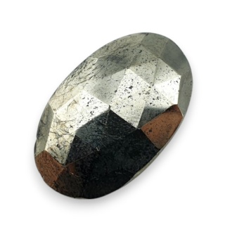 Piryt kaboszon fasetowany 25x16 mm nr 16