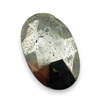 Piryt kaboszon fasetowany 25x16 mm nr 16