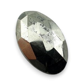 Piryt kaboszon fasetowany 25x16 mm nr 35