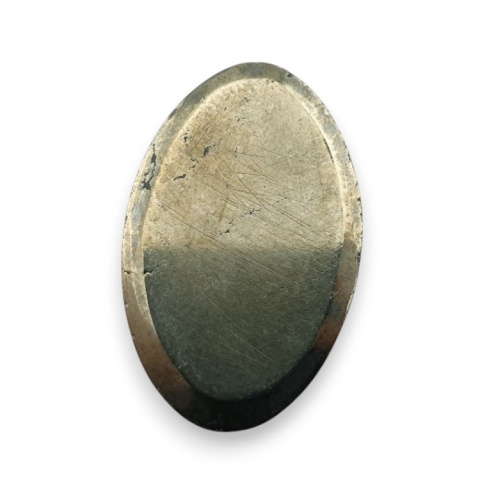 Piryt kaboszon fasetowany 25x16 mm nr 35 Piryt kaboszon fasetowany 25x16 mm nr 35