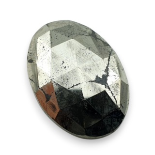 Piryt kaboszon fasetowany 25x17 mm nr 24