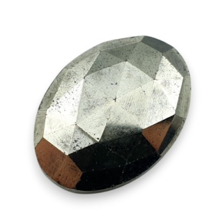 Piryt kaboszon fasetowany 25x19 mm nr 29