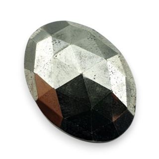 Piryt kaboszon fasetowany 25x19 mm nr 29